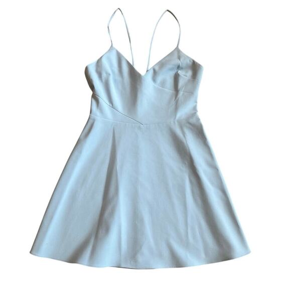 Likely Austin Strappy Fit and Flare Sleeveless Mini Party Dress Light Blue EUC 8 - Picture 3 of 8